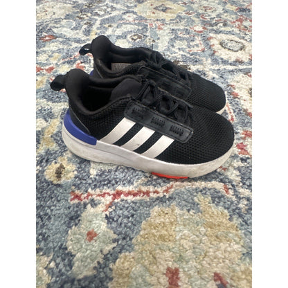 Adidas Sport Lights Sneakers Bundle Boys Toddler 7 Black White Light Up GUC5