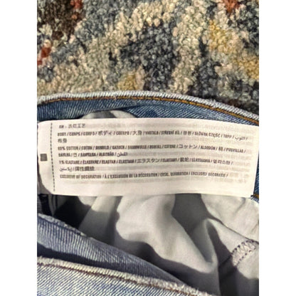 Abercrombie & Fitch 90s Slim Straight Jeans Women 18R Light Blue Curve Love EUC5