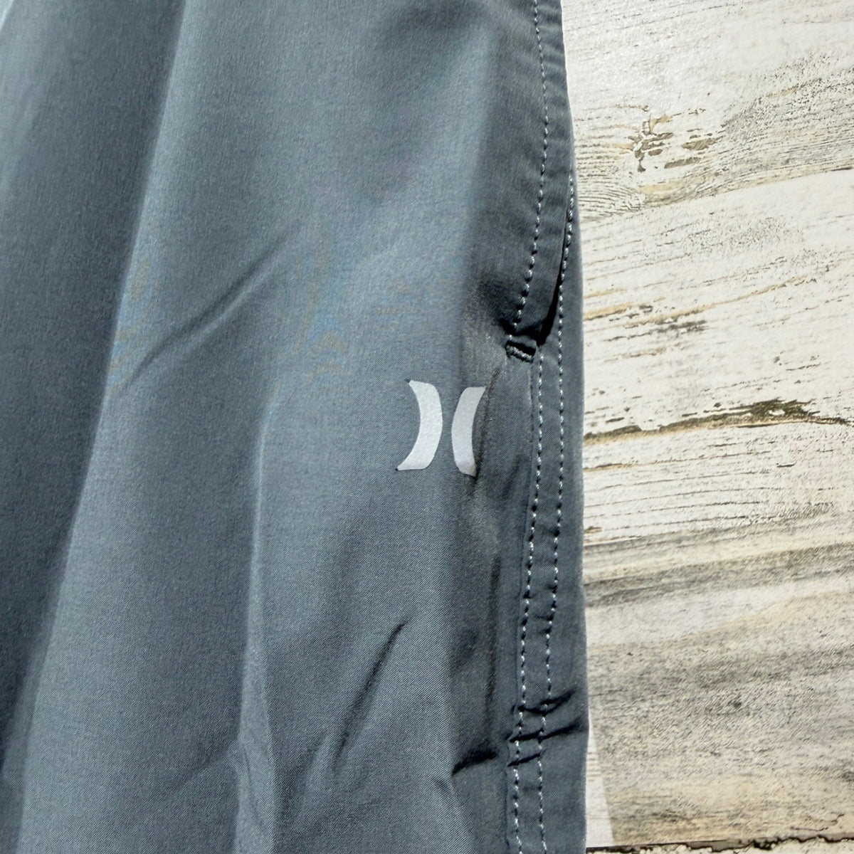 Hurley Hybrid Walk Shorts Men 40 Gray Stretch Performance Surf Dadcore EUC1