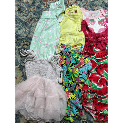 Monica Andy Caden Lane Girls 6-12M Summer Bubble & Dress Bundle1