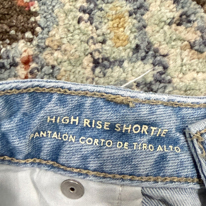 Universal Thread Denim Shorts Women 10 Light Blue Distressed High Rise EUC3
