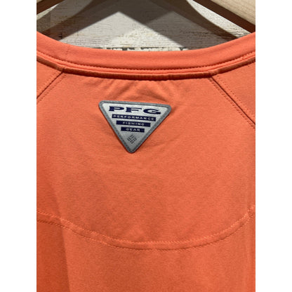 Columbia PFG T-Shirt Mens XXL Orange Omni-Wick Performance Gorpcore EUC3