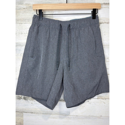 Eddie Bauer Performance Shorts Men Small Gray Elastic Waist Gorpcore EUC0