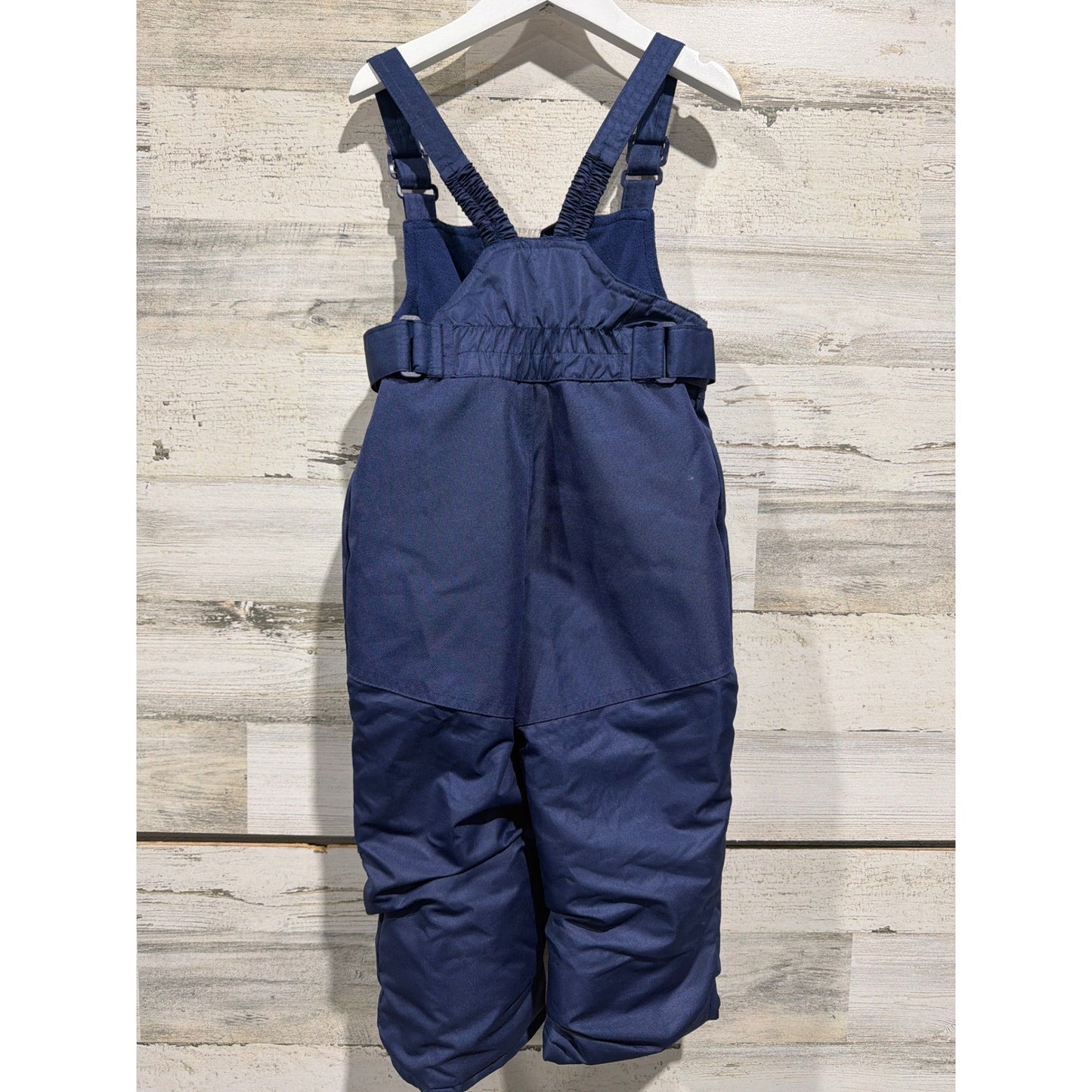 Cat and Jack Snow Bib Kids 2T Navy Blue Adjustable Straps3