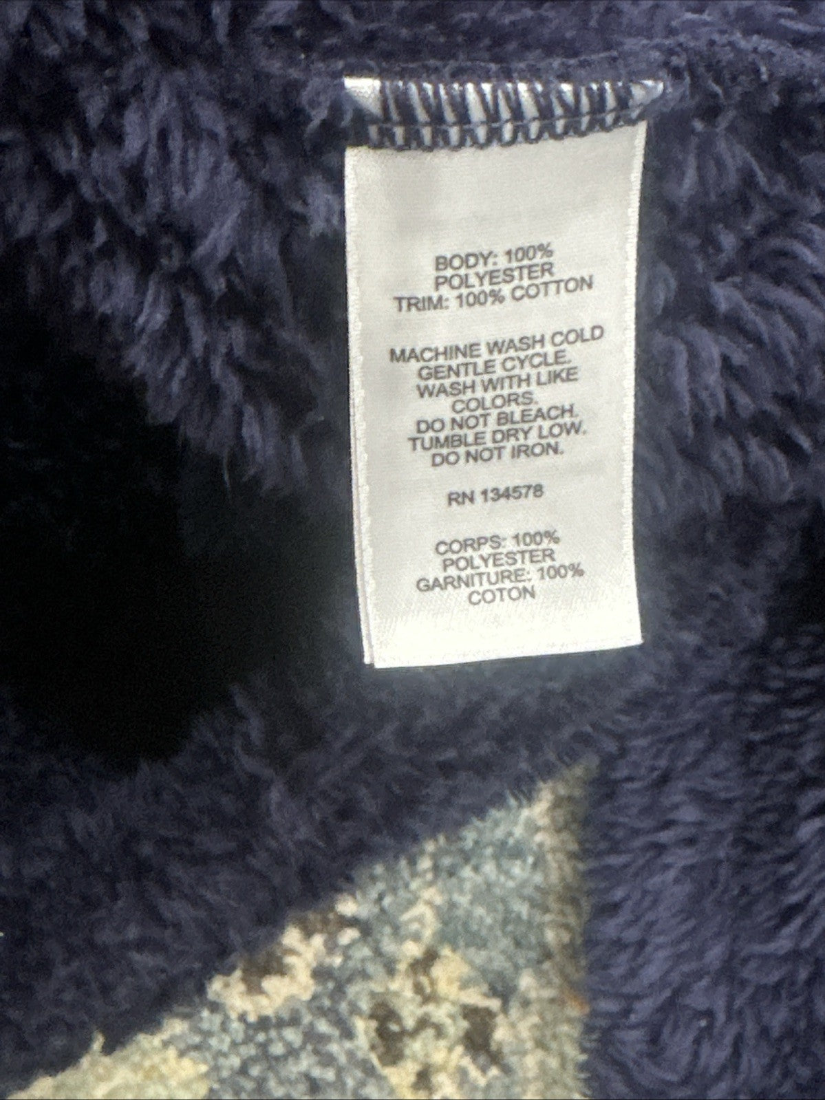Vineyard Vines Sherpa Hoodie Girls M 10-12 Navy Blue Full Zip Fleece EUC4