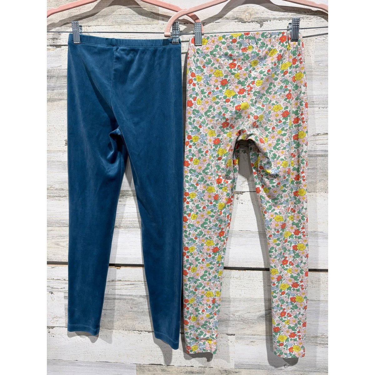 Hanna Andersson Tea Mini Boden Girls 10-12 Yellow Blue Floral Legging Set6