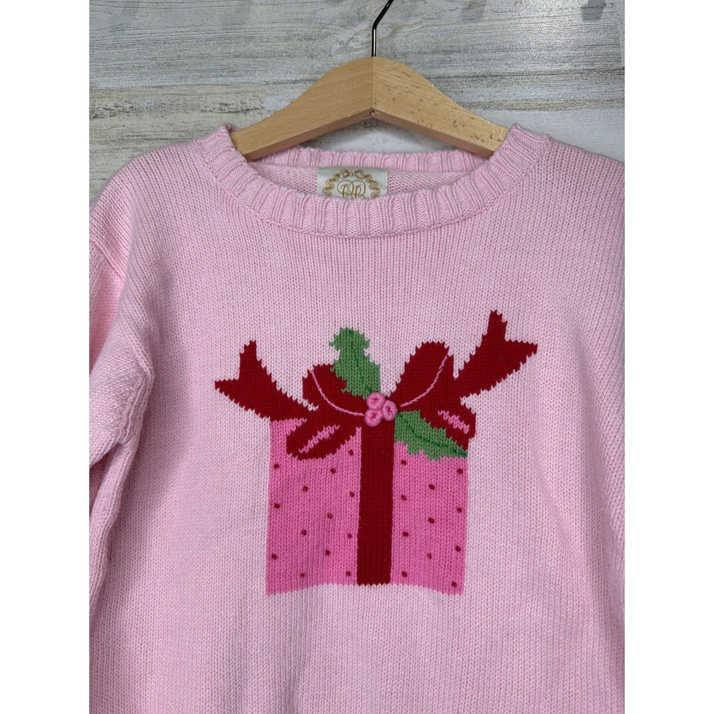 The Beaufort Bonnet Company Sweater Girls Size 4T Pink Present Christmas Preppy1