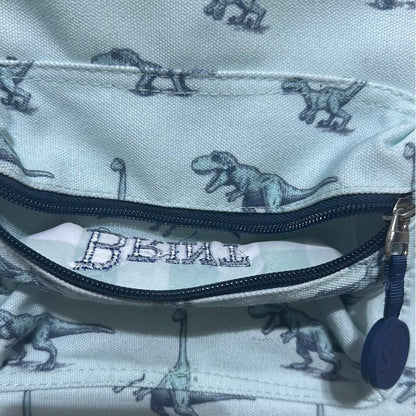 Sweet Honey Dinosaur Mini Backpack Boys Mint Green Brint Personalized9