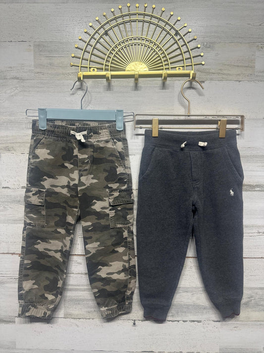 Janie and Jack Polo Ralph Lauren Pants Boys 4t  / 4 Camo Grey Jogger Bundle0
