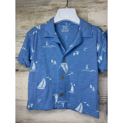 Ralph Lauren Tommy Bahama Carter's Shirt Bundle Boys 24M Nautical Preppy EUC2
