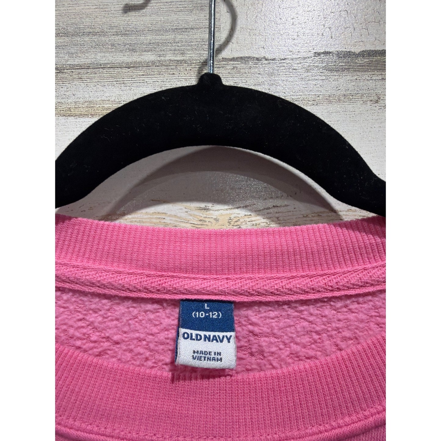 Old Navy Wonder Nation Sweatshirt Bundle Girls 10/12 Pink Gray Floral Core EUC4
