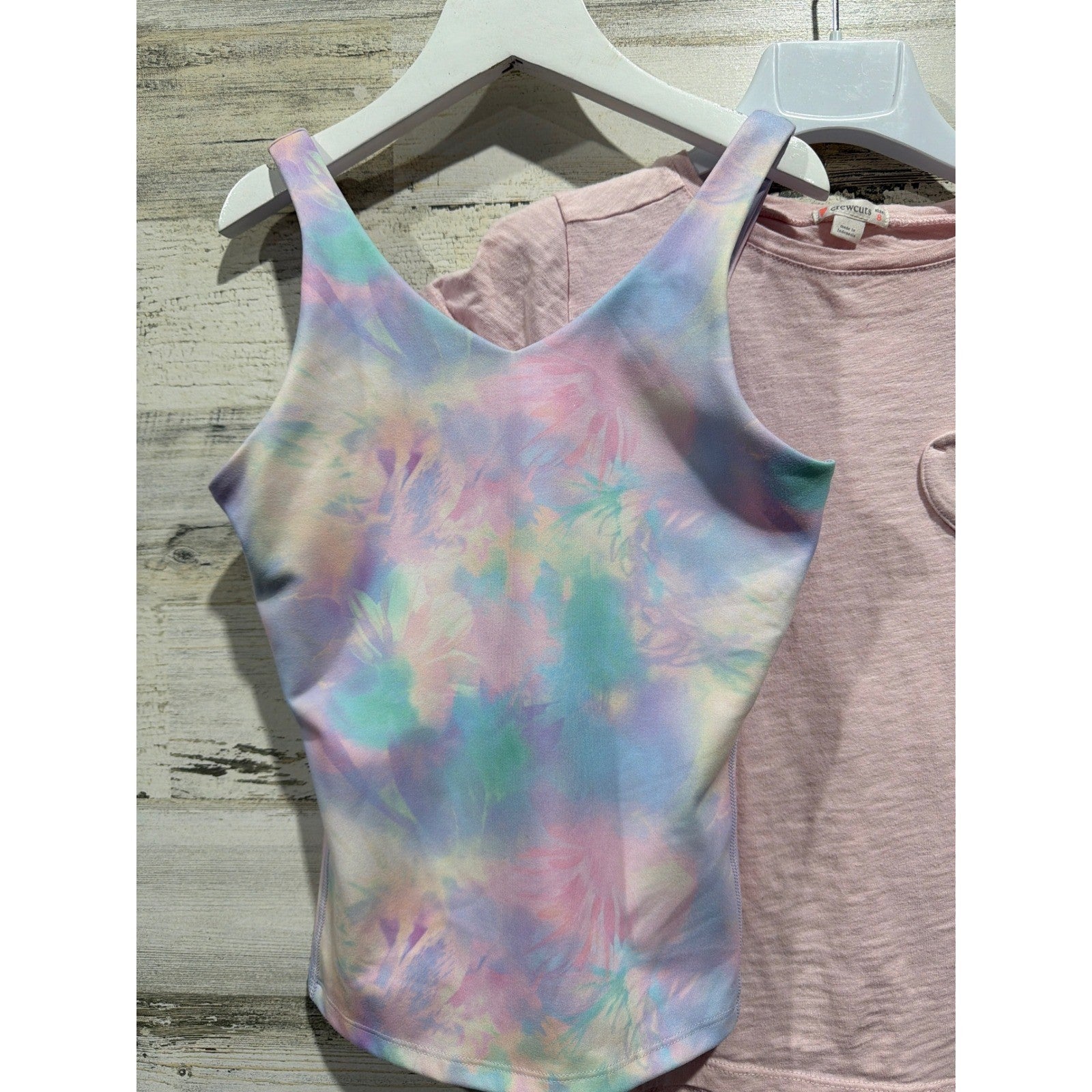 All in Motion Crewcuts Activewear Lot Girls Medium 8-10 Pink Tie Dye GUC3