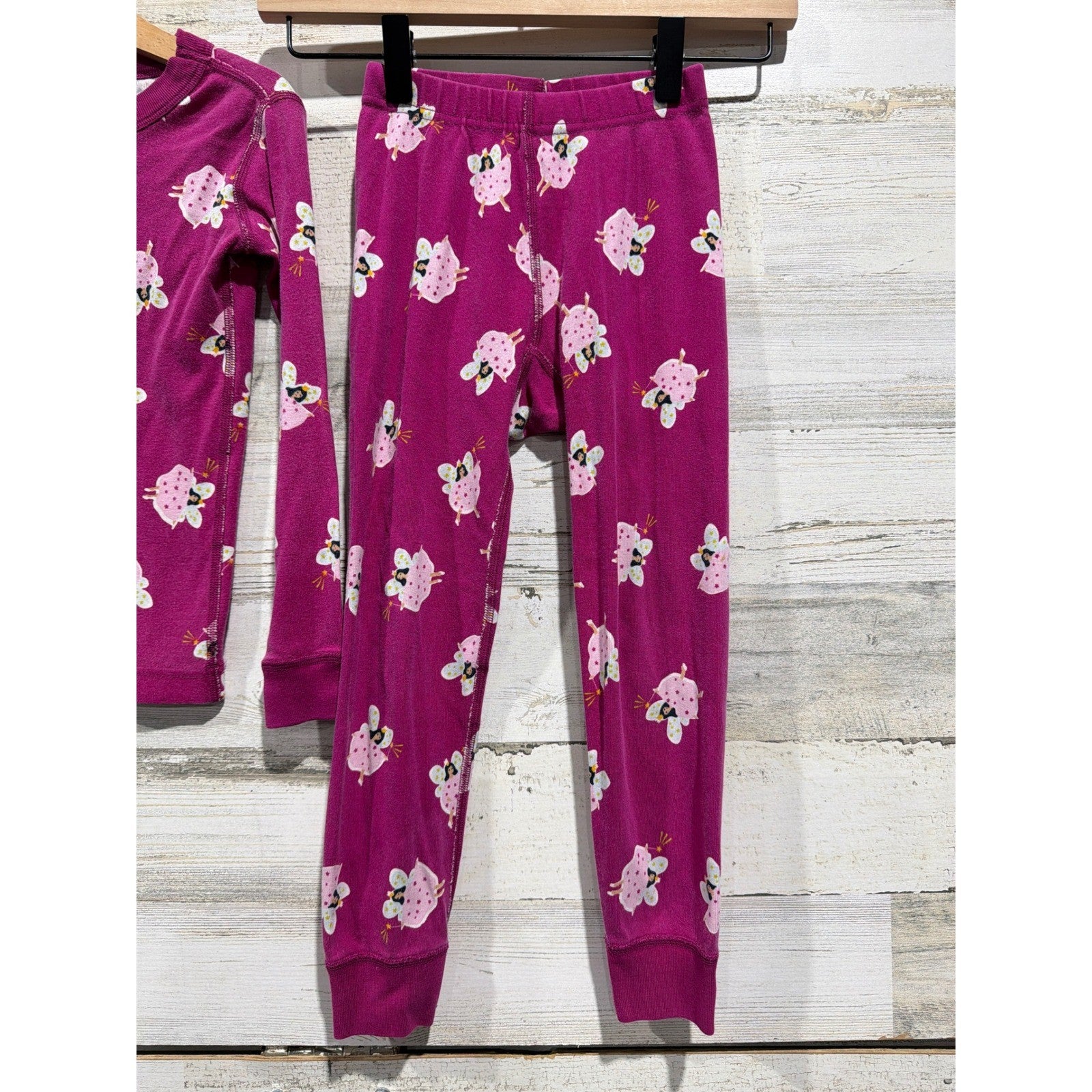 Hanna Andersson Pajamas Bundle Girls 4 Pink Fairy Disney Princess Nightgown8