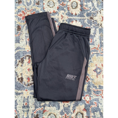 Nike Training Pants Kids Large Black Grey Excellent Dri-FIT Athletic Joggers NWT0