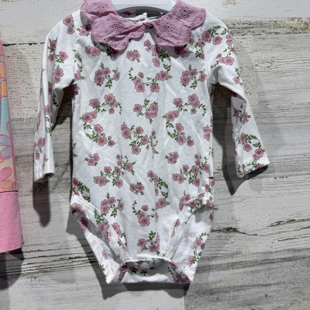 Modern Moments Tahari Baby Bundle Girls 6-9M Pink Floral Ruffle Girly Lot EUC5