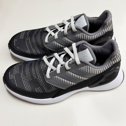 Adidas Energyfalcon X Running Shoes Boys 2.5 Black Grey Sporty EUC3