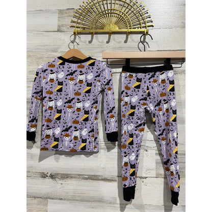 Emerson and Friends Pajamas Girls 2T Purple Halloween Bamboo Spooky EUC4