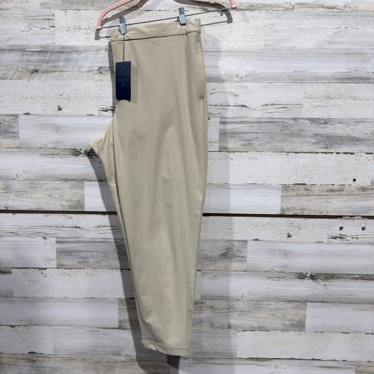 VRST Limitless Slim Taper Pant Men XXL Khaki Sand Stretch Tech NWT0
