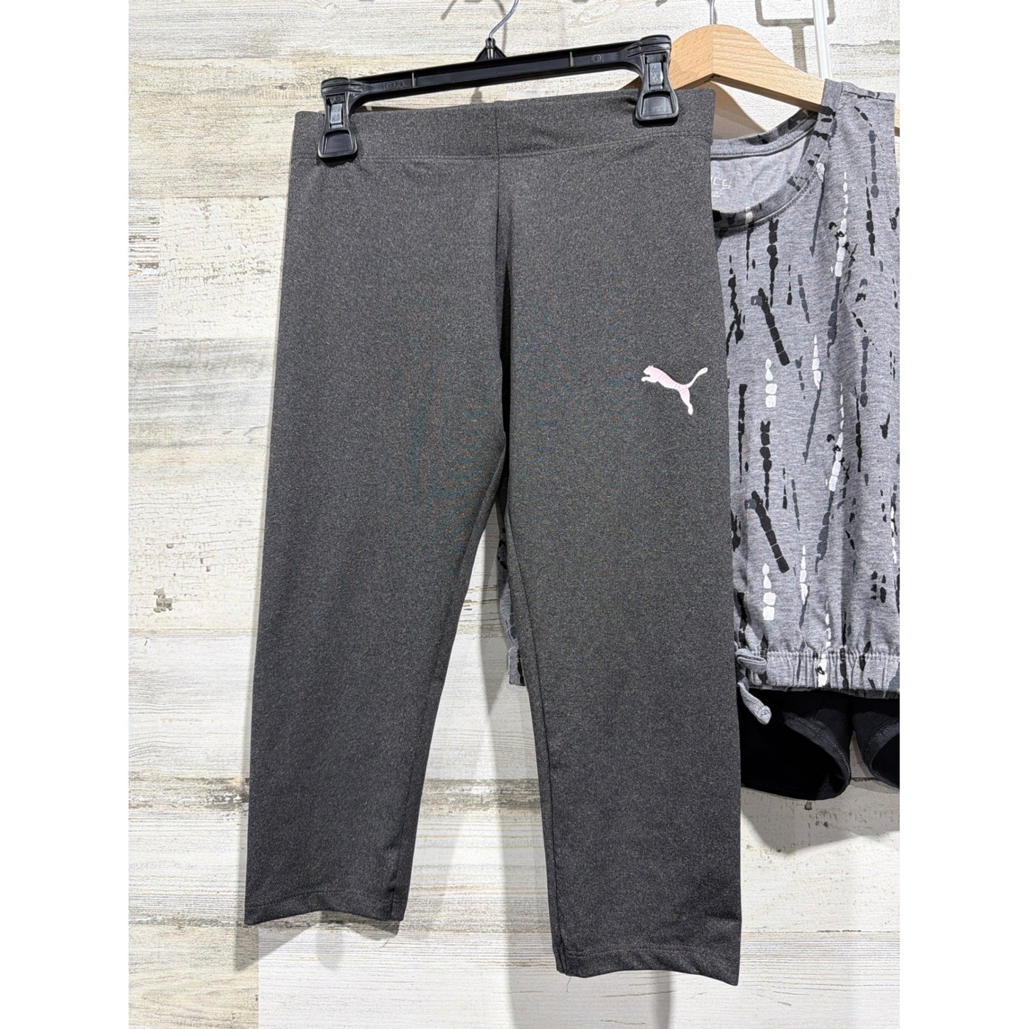 Old Navy Puma BCG Girls Size Medium 8 Black Gray Activewear Bundle Athletic3