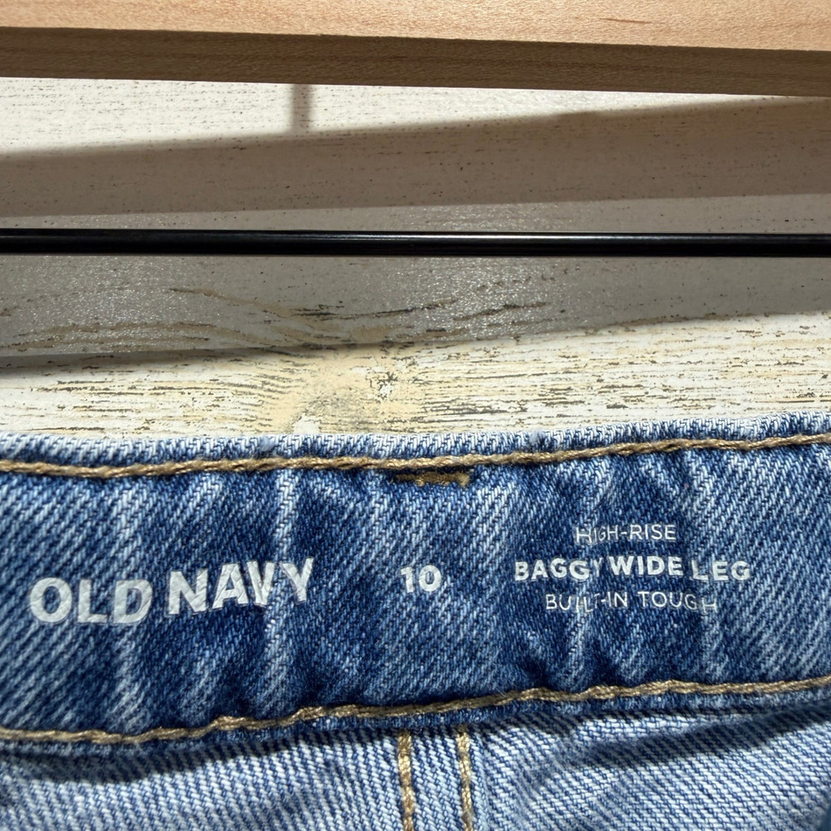 Old Navy Baggy Wide Leg Jeans Wednesday Addams Sweatshirt Girls 10 EUC4