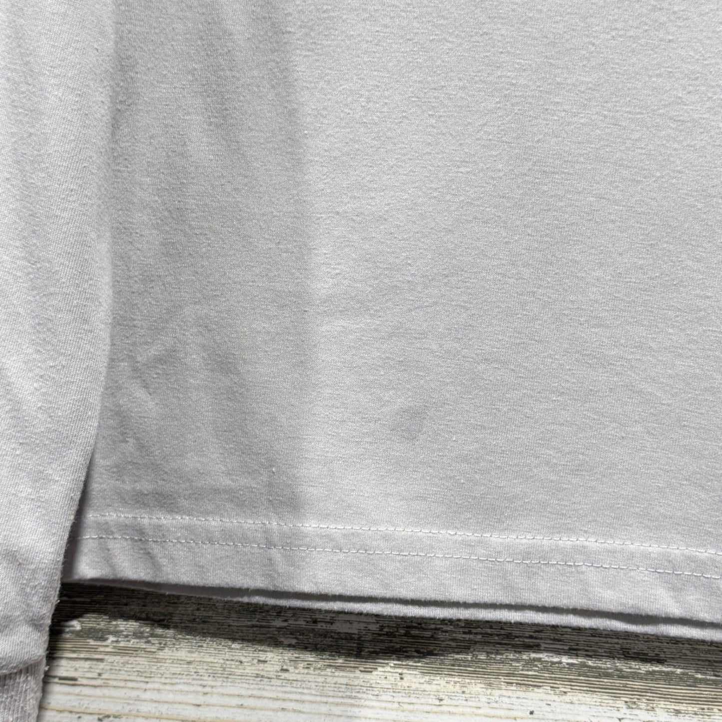 Properly Tied Long Sleeve Shirt Boys 6 Gray Football Pocket Tee Preppy *Flawed2