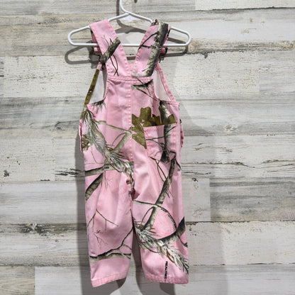 Bass Pro Shops Overalls Girls 12M Pink Realtree Camo Outdoors *Flawed3