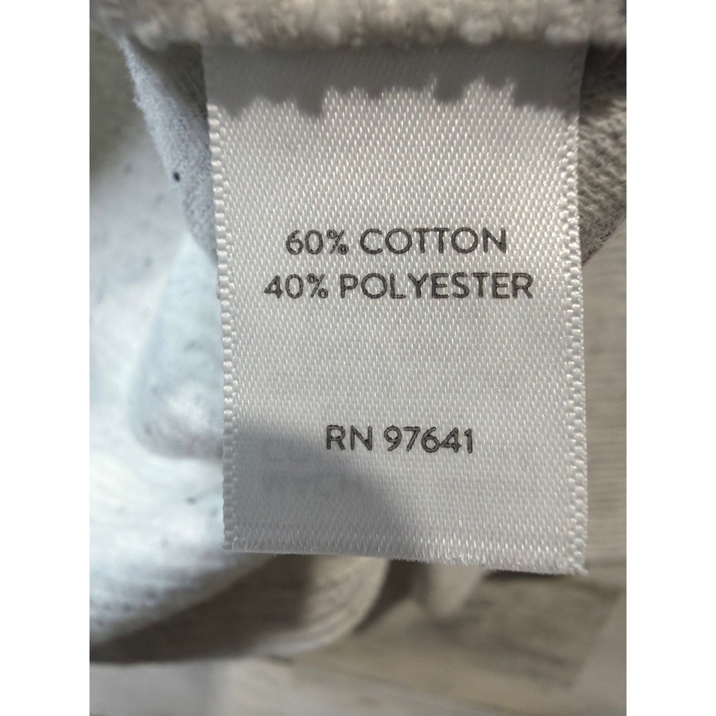 J. Jill Wearever Tunic Women M Gray Ribbed Knit Space Dye Casual EUC4