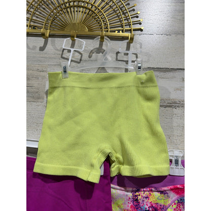 GB BCG Champion Activewear Lot Girls M 7/8 Lime Magenta Skort Shorts Set2