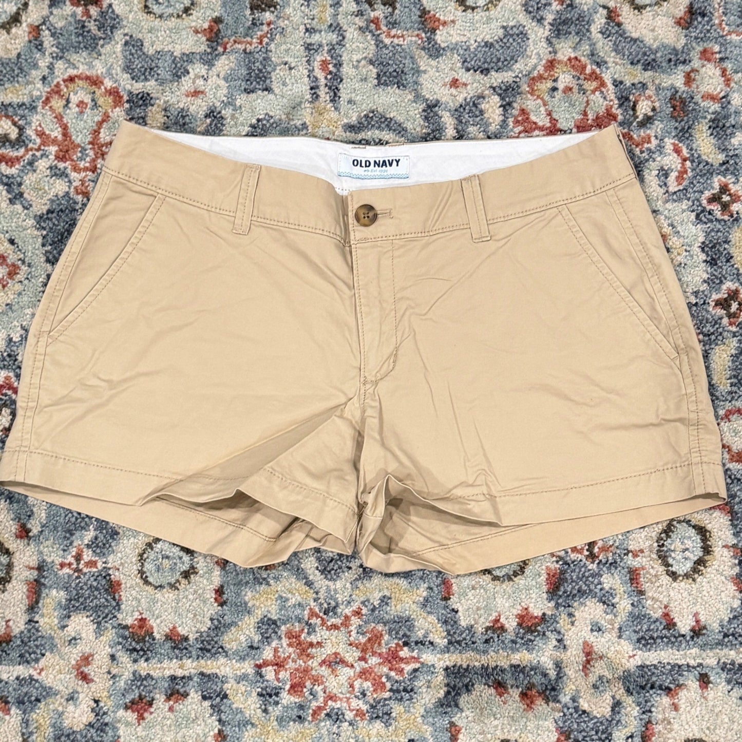 Old Navy Chino Shorts Women Size 8 Multi Color Bundle Preppy Casual6