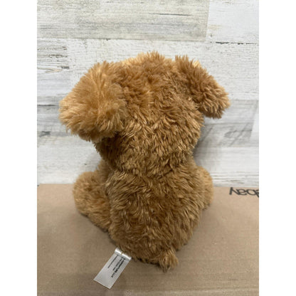 Animal Adventure Plush Dog Unisex OS Brown Shaggy Heart Nose EUC2