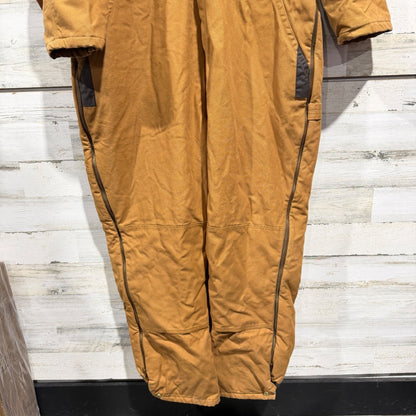 Dickies Coveralls Men 2XLR Brown Duck Canvas Insulated Workwear2