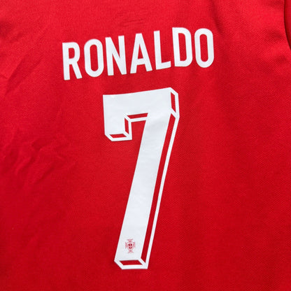 Portugal Ronaldo 7 Soccer Jersey Boys 7/8 (26) Red Sportswear6