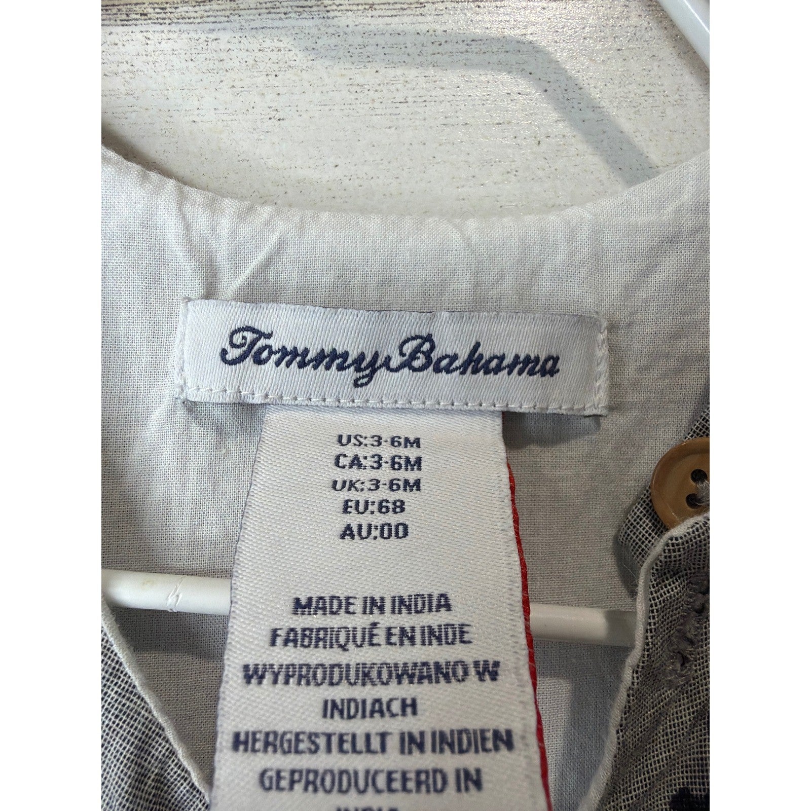 Tommy Bahama Tres Beau et Belle Romper Bundle Boys 3-6M Blue Grey Nautical5