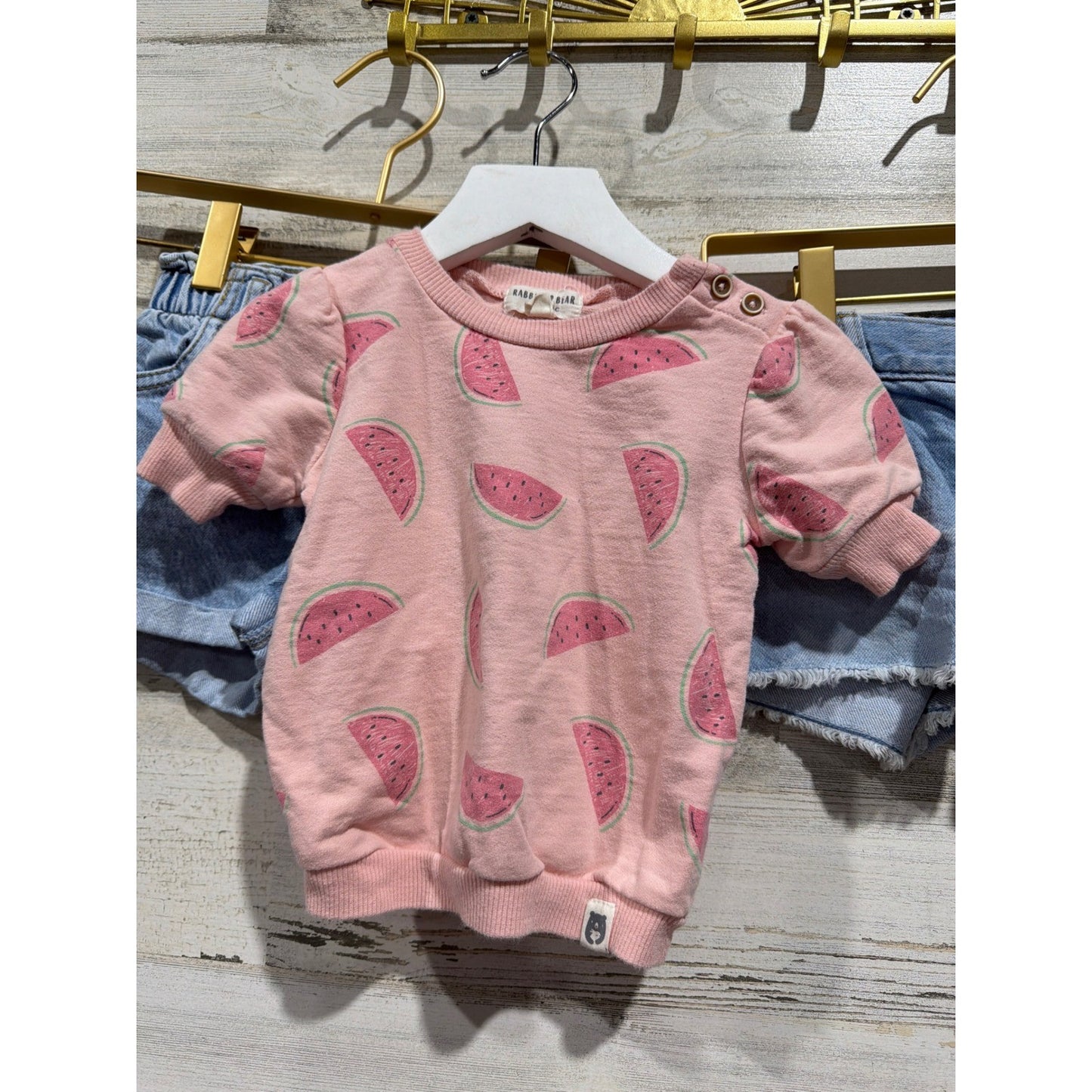 OshKosh Cat & Jack Miss Girls 3T Pink Green Bundle Summer Knit Boho EUC3