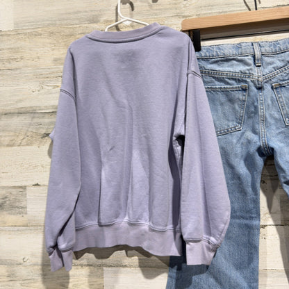 Old Navy Baggy Wide Leg Jeans Wednesday Addams Sweatshirt Girls 10 EUC6