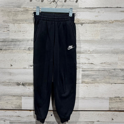 Nike Joggers Boys Small Black Sweatpants Sportswear *Flawed1