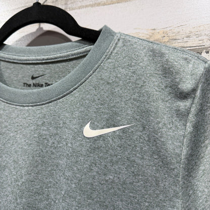 Nike Dri-FIT Legend T-Shirt Women Small Green Heathered Sporty EUC1