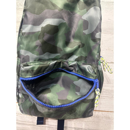 J. Crew Camo Backpack Kids 14" Green Blue Tactical Utility School Bag1