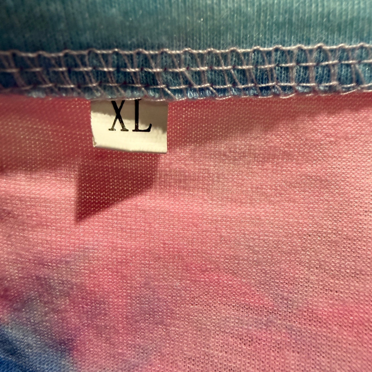 Dance Mom Graphic T-Shirt Women XL Pink Blue Tie Dye Casual EUC2