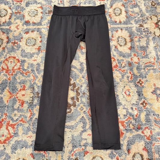 BCG Compression Leggings Boys Size S 8 Black Performance Athletic EUC0