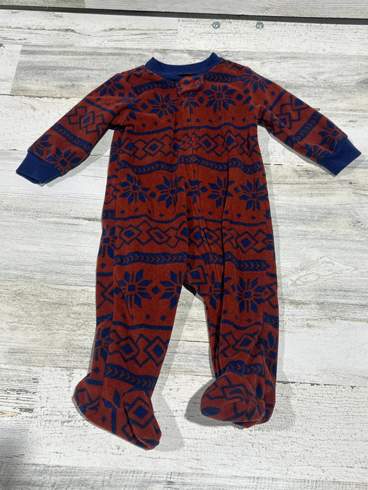 Carter's Footed Pajamas Kids 6m Fleece One Piece EUC0