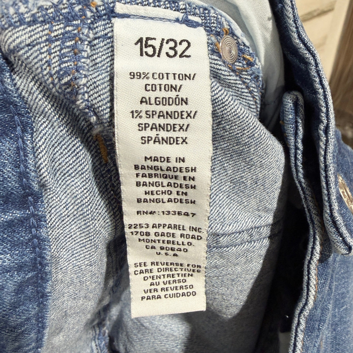 Celebrity Pink Wide Leg Jeans Women 15/32 Blue Cotton Denim Y2K Style EUC4