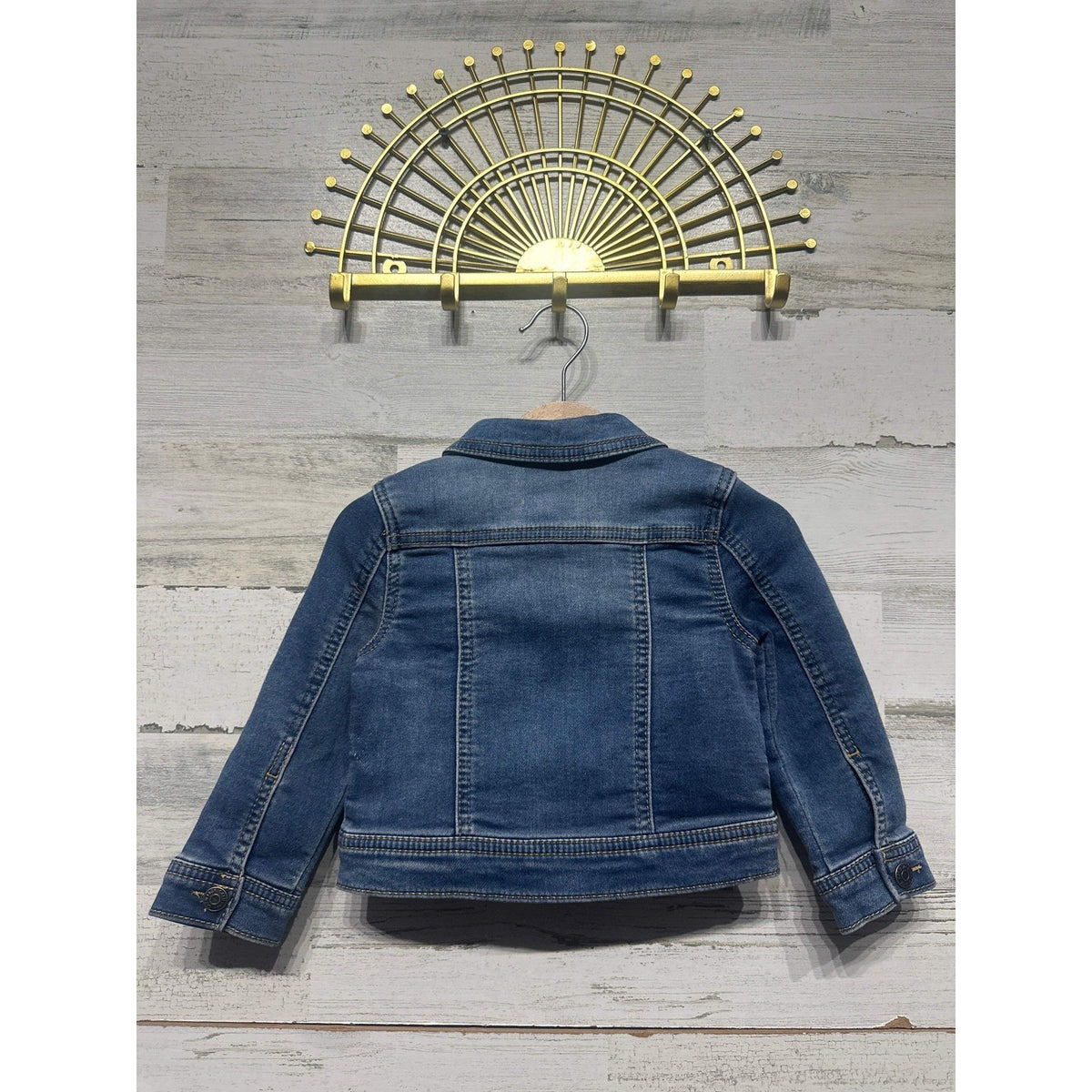 Cat & Jack Denim Jacket 18M Blue Medium Wash Trucker EUC3