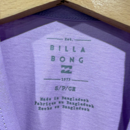 Billabong Graphic Tee Kids Small Lilac Take A Sun Trip Surf Boho NWT3
