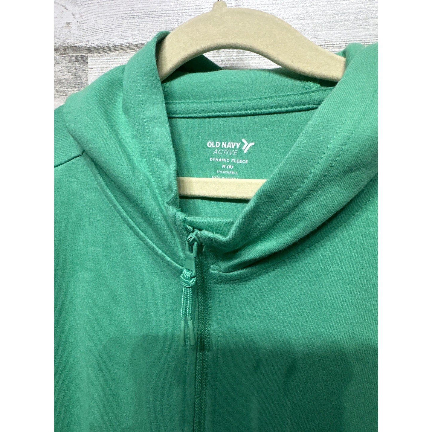Old Navy Hoodie Jacket Girls 8 Medium Green Dynamic Fleece NWT1
