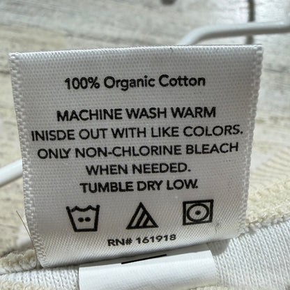 Smaller Things Romper Kids 3-6M Cream Texas Forever Cowboy Organic Cotton EUC3