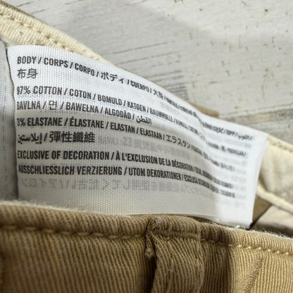 Abercrombie Kids Chino Pants Boys 9/10 Long Tan Cotton Stretch Classic Preppy5