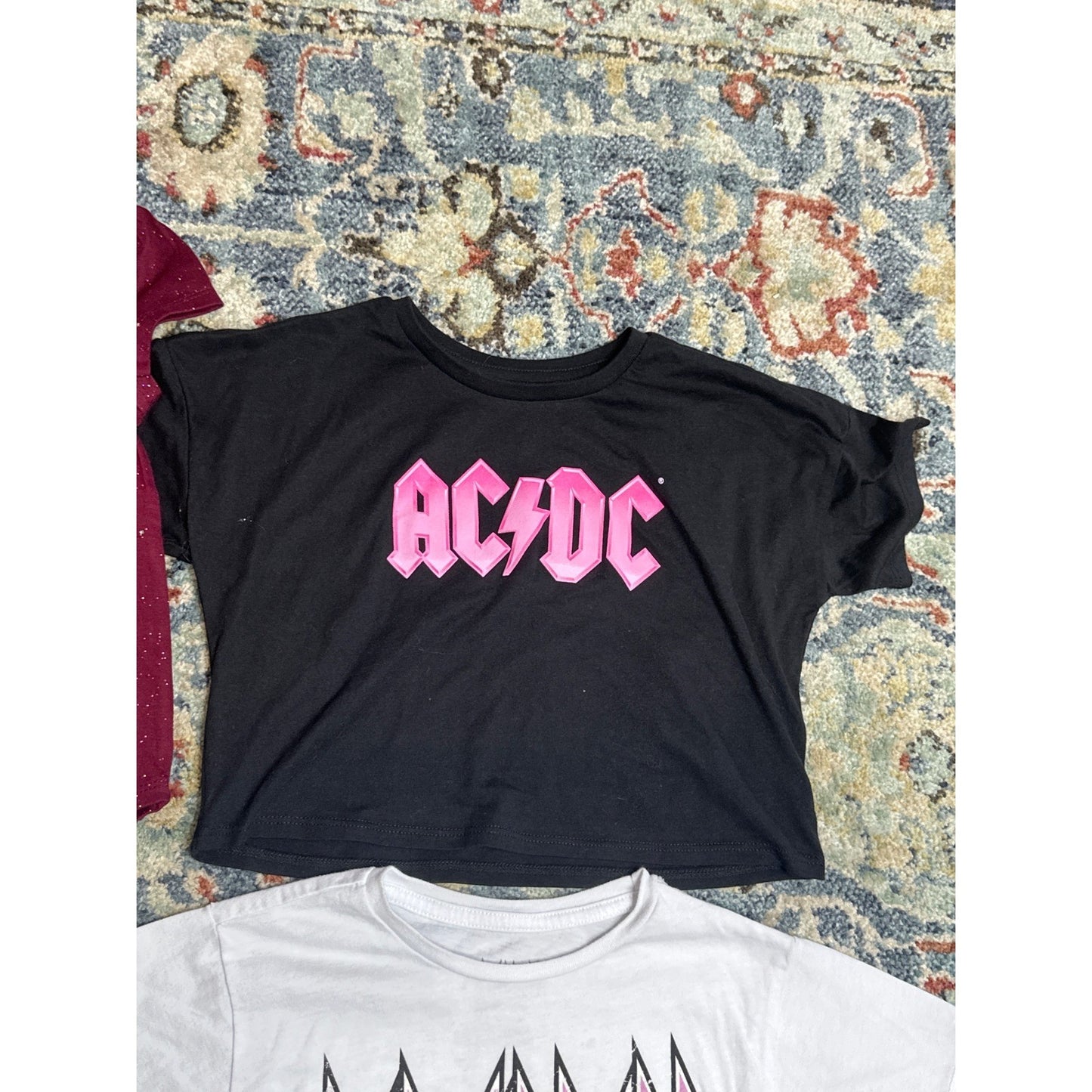 Band Tee Denim Shorts Girls 4/5 Bundle3