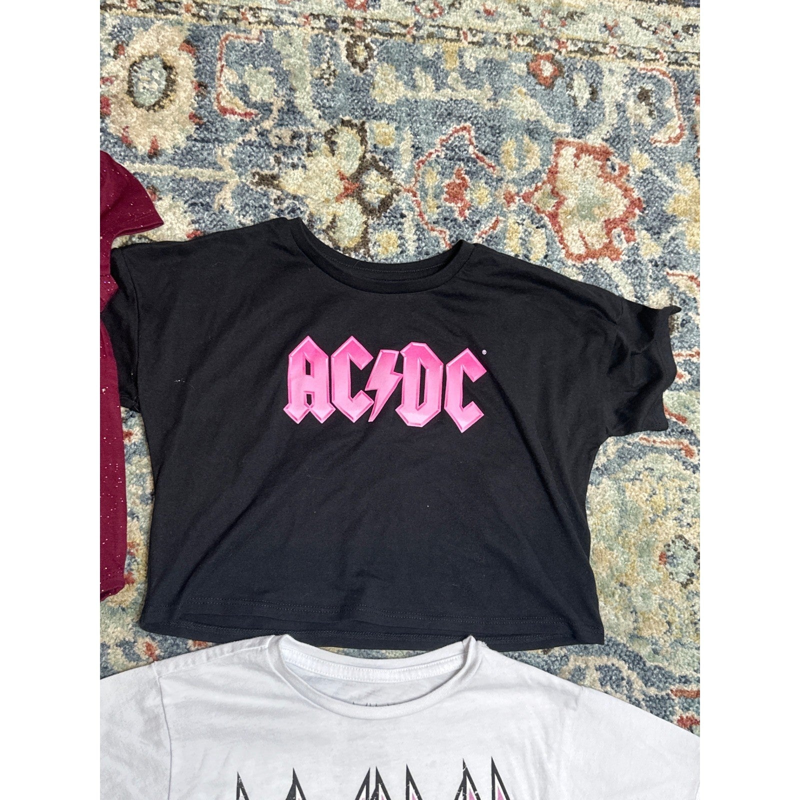 Band Tee Denim Shorts Girls 4/5 Bundle3