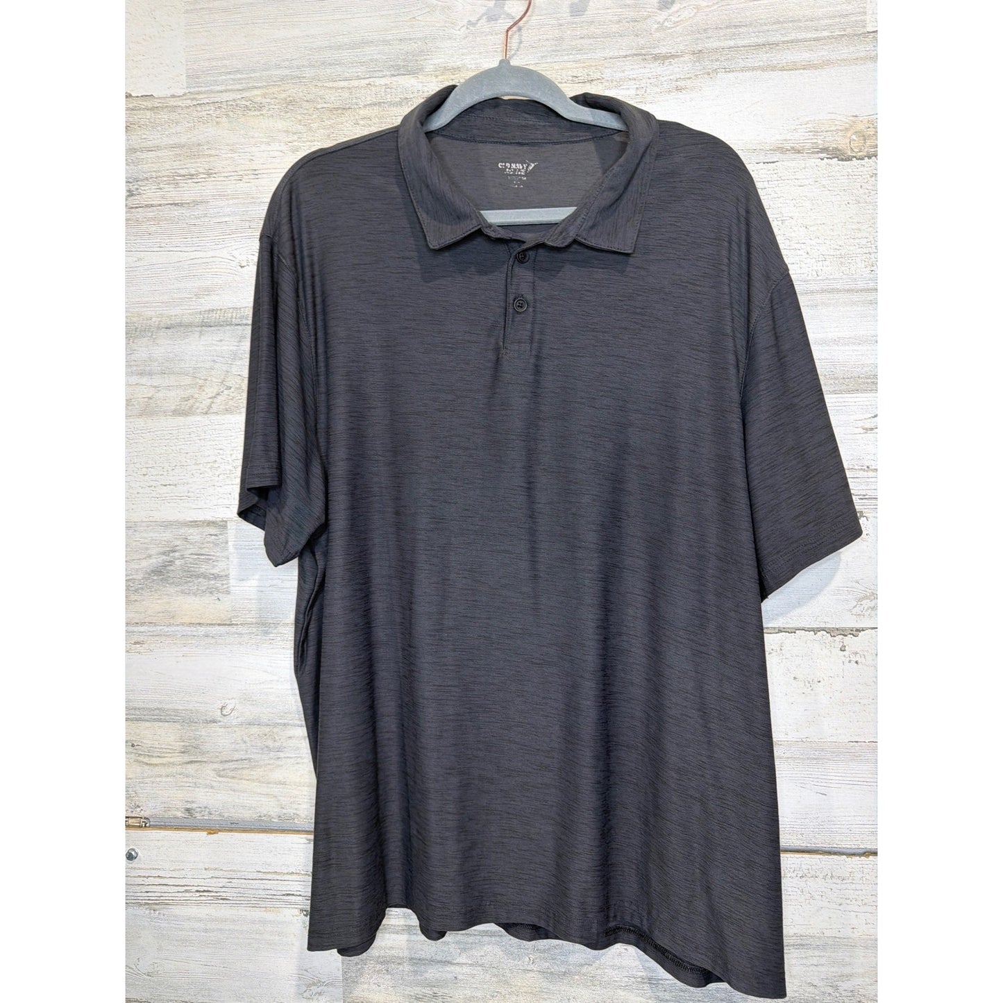 All in Motion Old Navy Polo Shirt Bundle Men XXL Gray Black Striped Active5